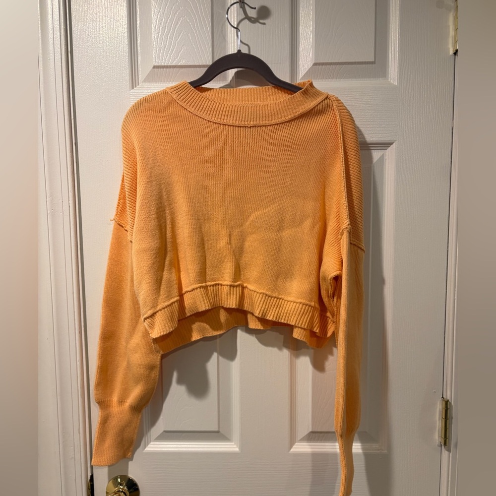 Pink Rose light orange sweater